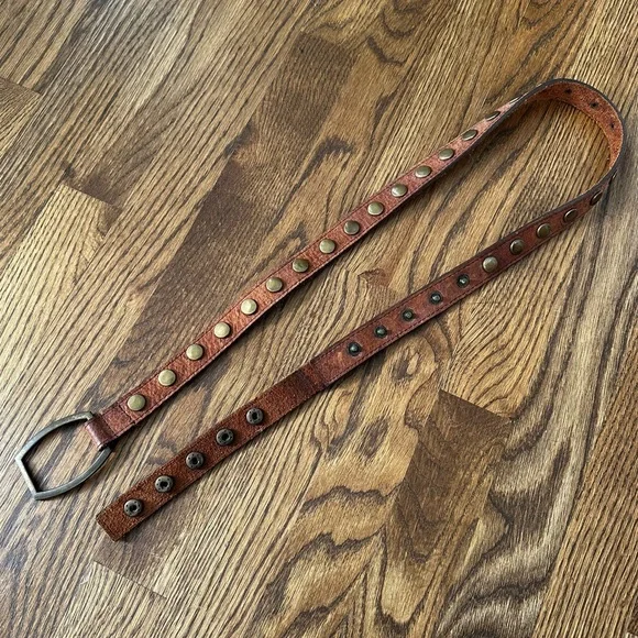 CAbi | Accessories | Cabi Brown Studded Leather Belt Size M  display picture 2